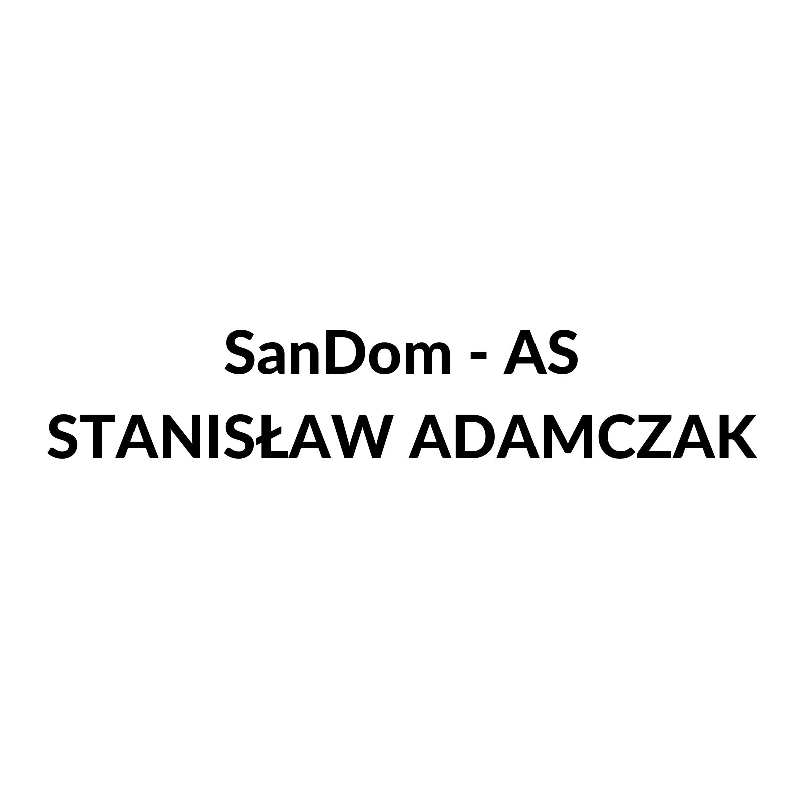 SanDom - AS Stanisław Adamczak